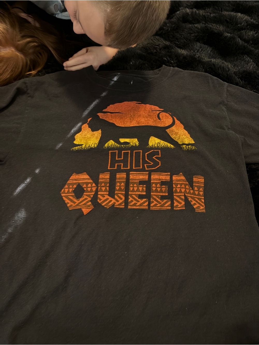 Disney Lion king "his queen" medium tshirt